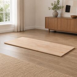 Rectangular Wooden Table Tops 100x50cm Brown Solid Pine Wood 4 Piece Set
