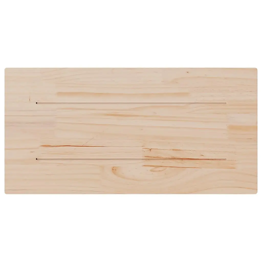 Solid Wood Table Top Replacement 80x40cm Brown Pine Dining Furniture