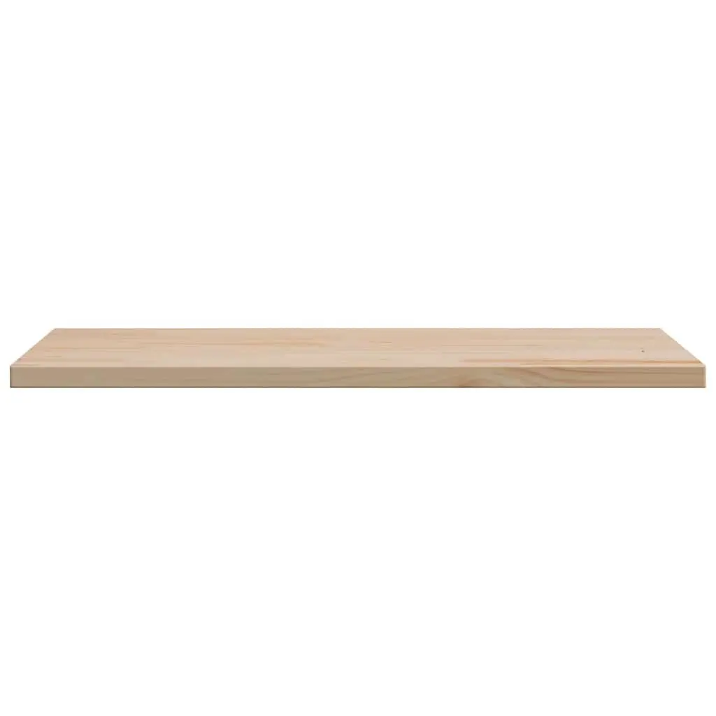 Rectangular Wooden Table Tops Solid Pine Wood 80x53cm Brown