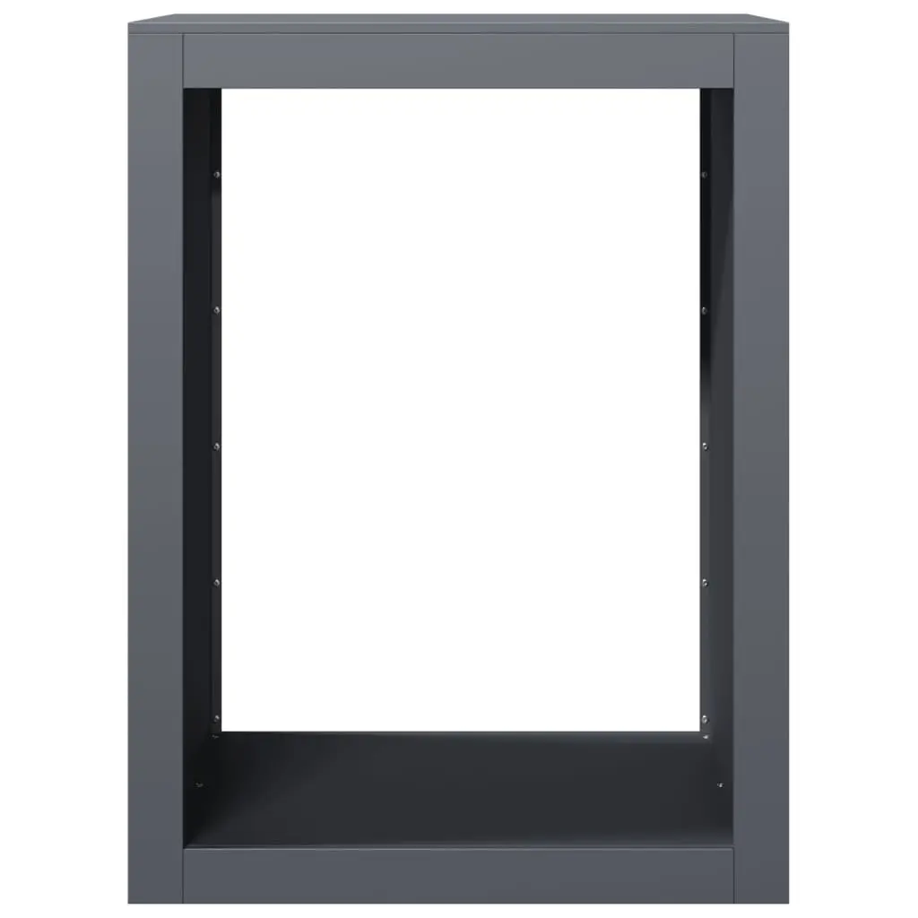 Firewood Rack Log Holder Steel 60x40x80cm Anthracite
