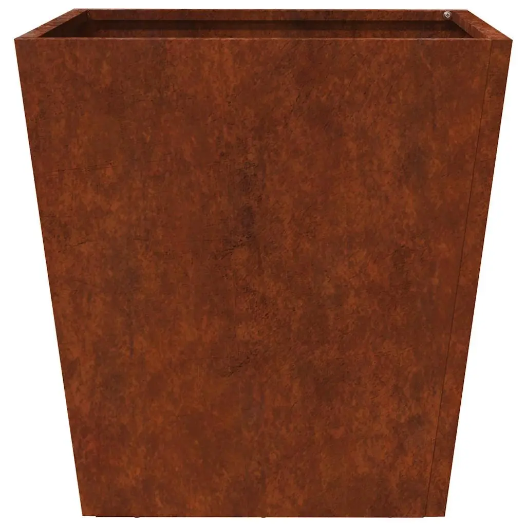 Garden Planter Weathering Steel 40x40x40 cm Outdoor Pots for Flowers Plants