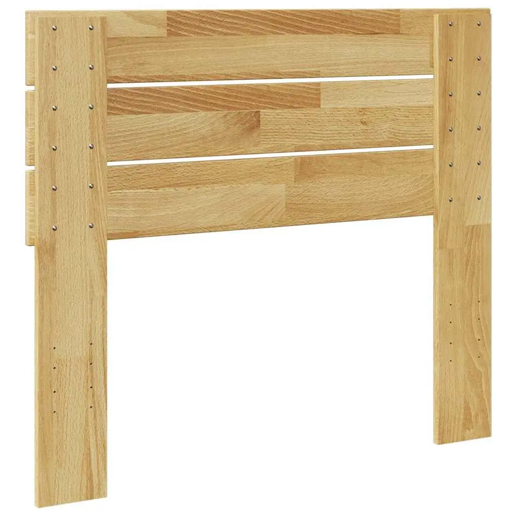 Solid Oak Wood Headboard 100 cm Brown Bedroom Furniture