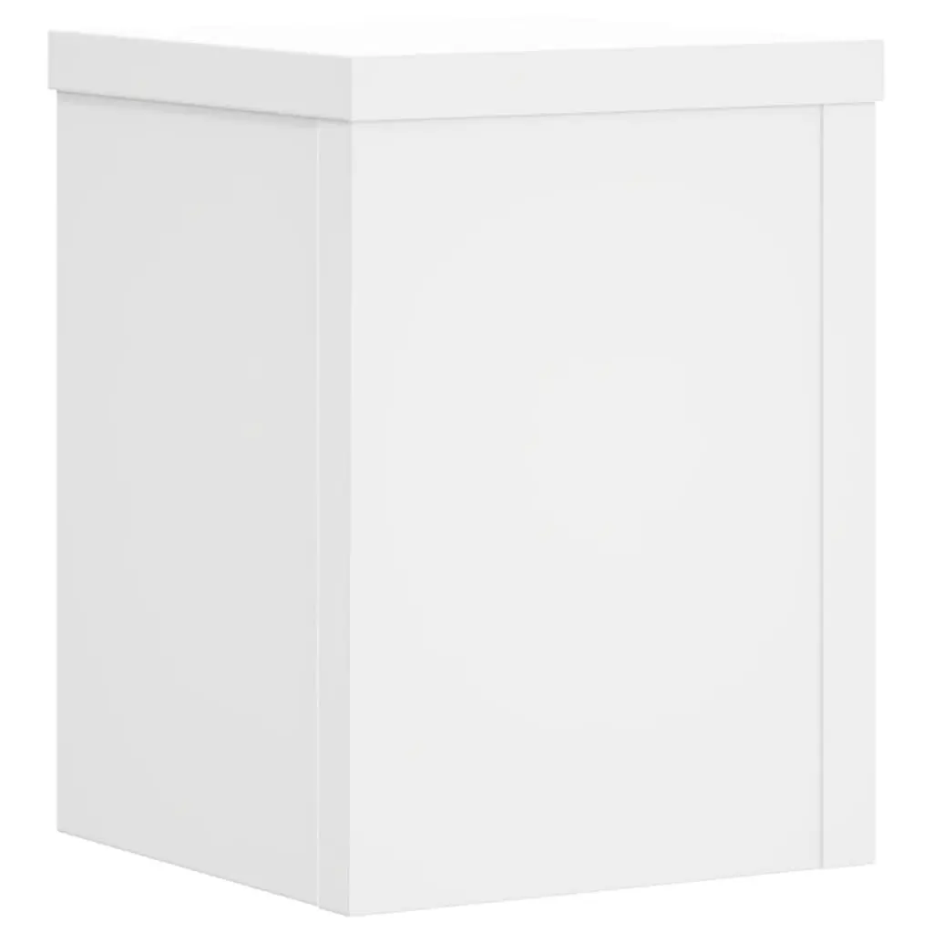 Plant Stands 2 pcs Durable Engineered Wood 15x15x20 cm White
