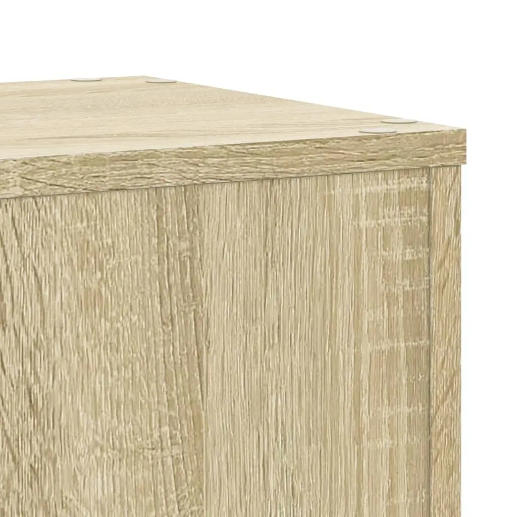Plant Stands Engineered Wood 30x30x70 cm Brown 2 Piece