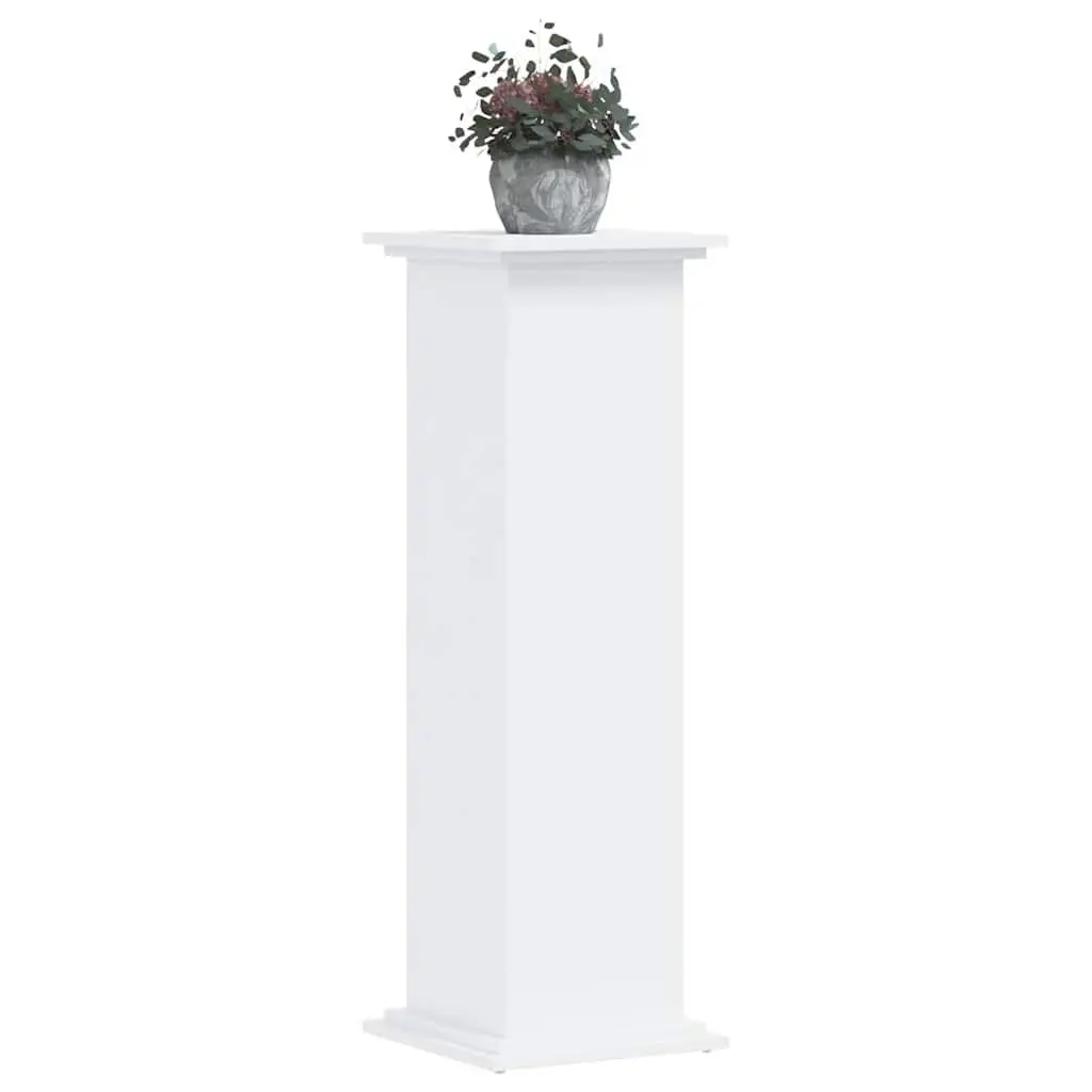 Plant Stand Engineered Wood Tall 33x33x100cm White