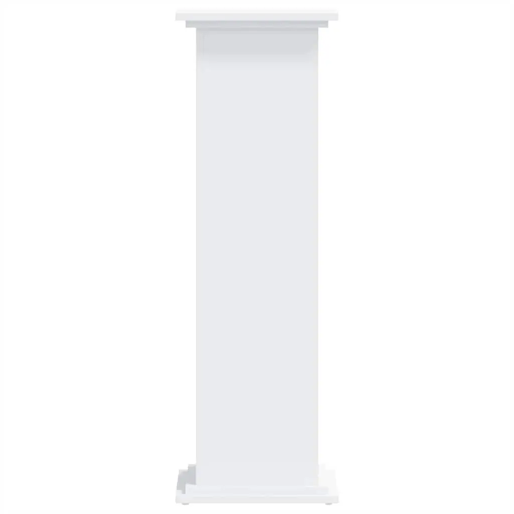 Plant Stand Engineered Wood Tall 33x33x100cm White