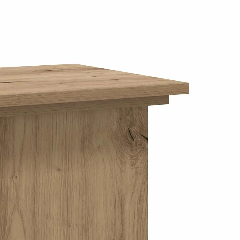 Plant Stand Engineered Wood Brown 33x33x100cm Indoor Outdoor Decorative Display