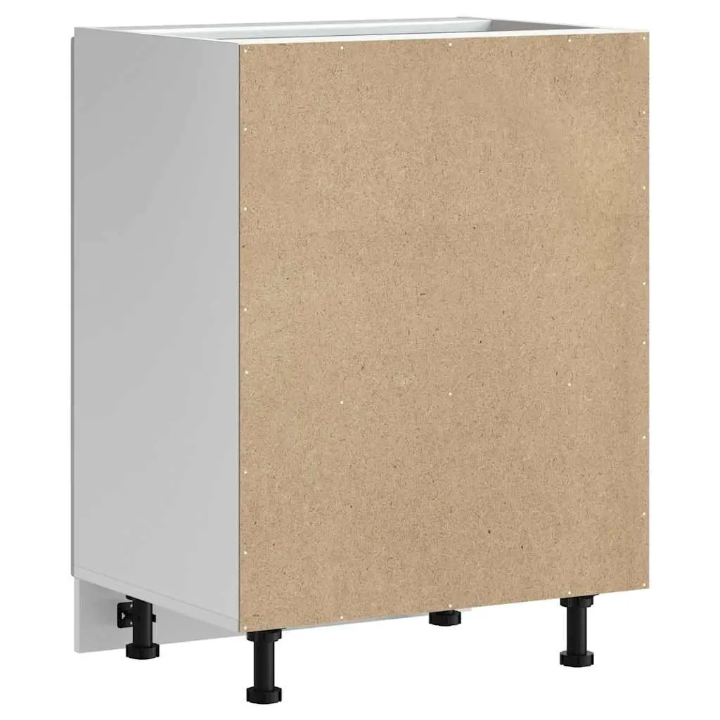 Sink Base Cabinet White Kitchen Storage Cupboard Engineered Wood 60x46x81.5cm