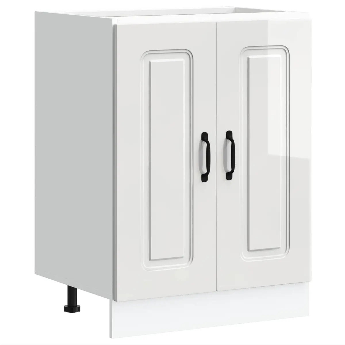 Sink Base Cabinet White Kitchen Storage Cupboard Engineered Wood 60x46x81.5cm