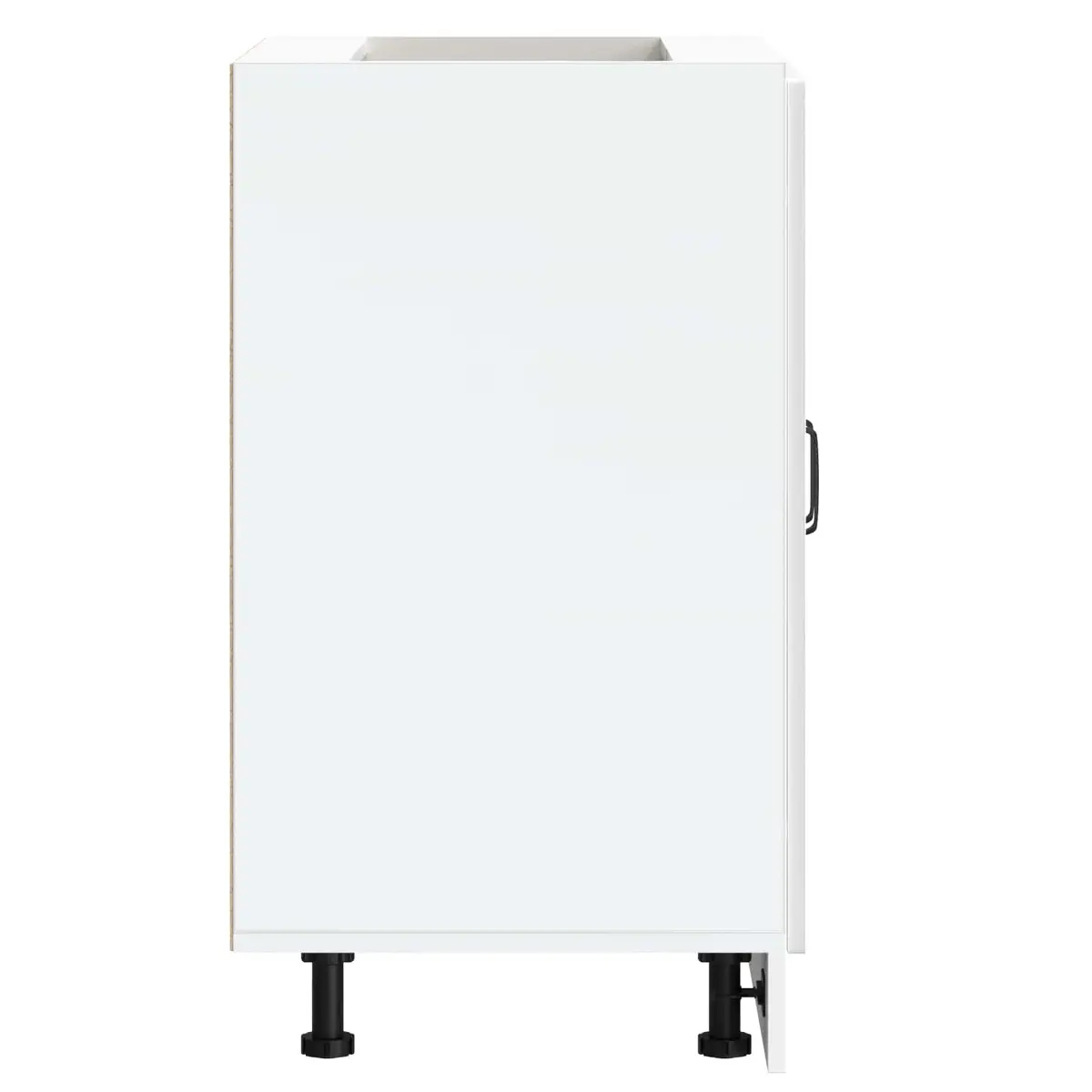 Sink Base Cabinet White Kitchen Storage Cupboard Engineered Wood 60x46x81.5cm