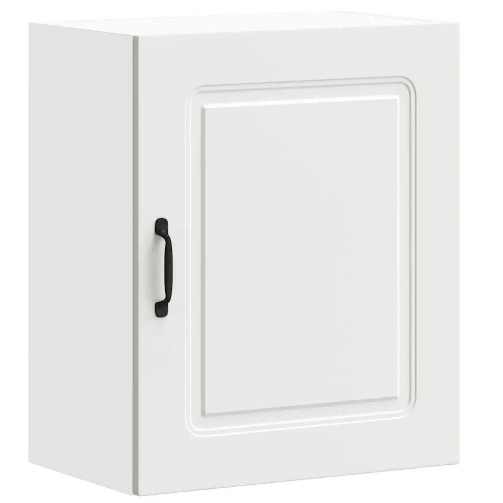 Kitchen Cabinets 2pcs White Engineered Wood Storage Cabinet Cupboards