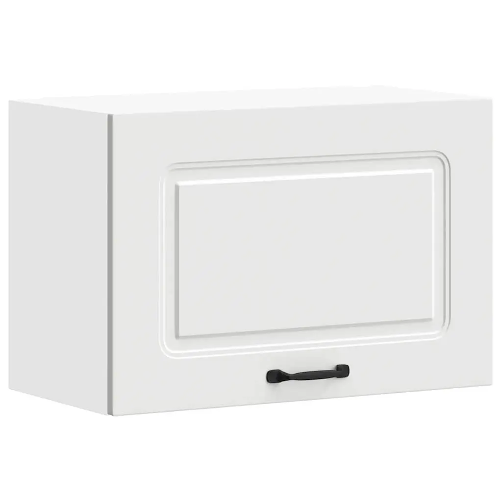 Kitchen Wall Cabinet White Engineered Wood Mounted Storage Cupboard Organiser