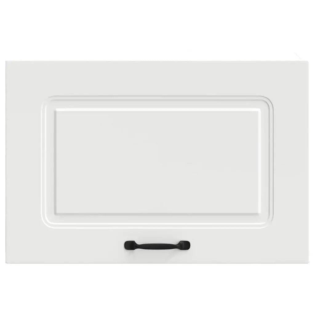 Kitchen Wall Cabinet White Engineered Wood Mounted Storage Cupboard Organiser