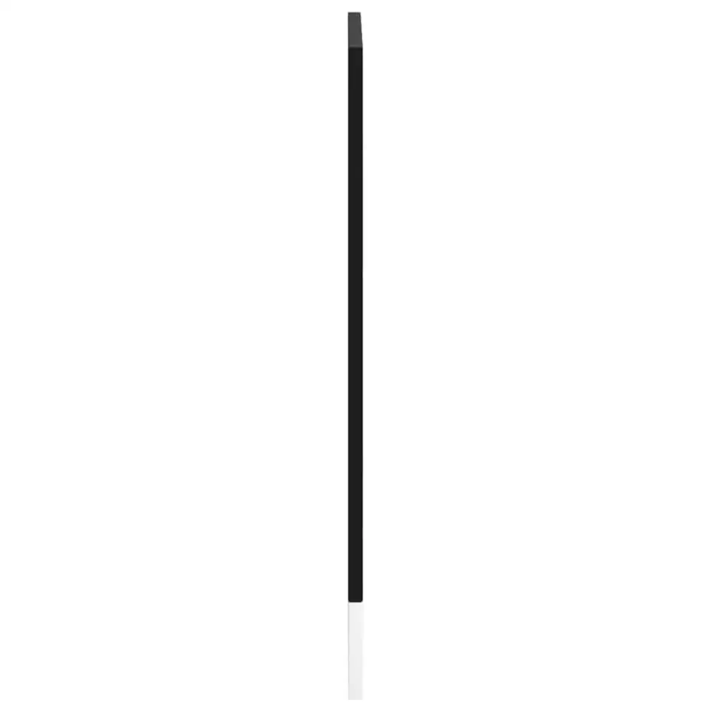Dishwasher Panel Black Engineered Wood 60x1.5x57cm Kitchen Cabinet Front Cover