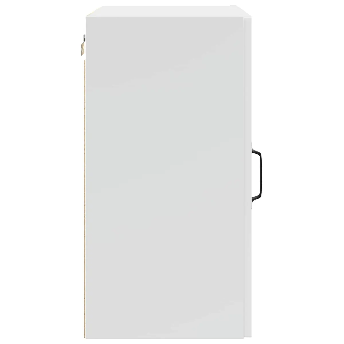 Kitchen Wall Cabinets 2 pcs White Engineered Wood Storage Cupboards Organiser