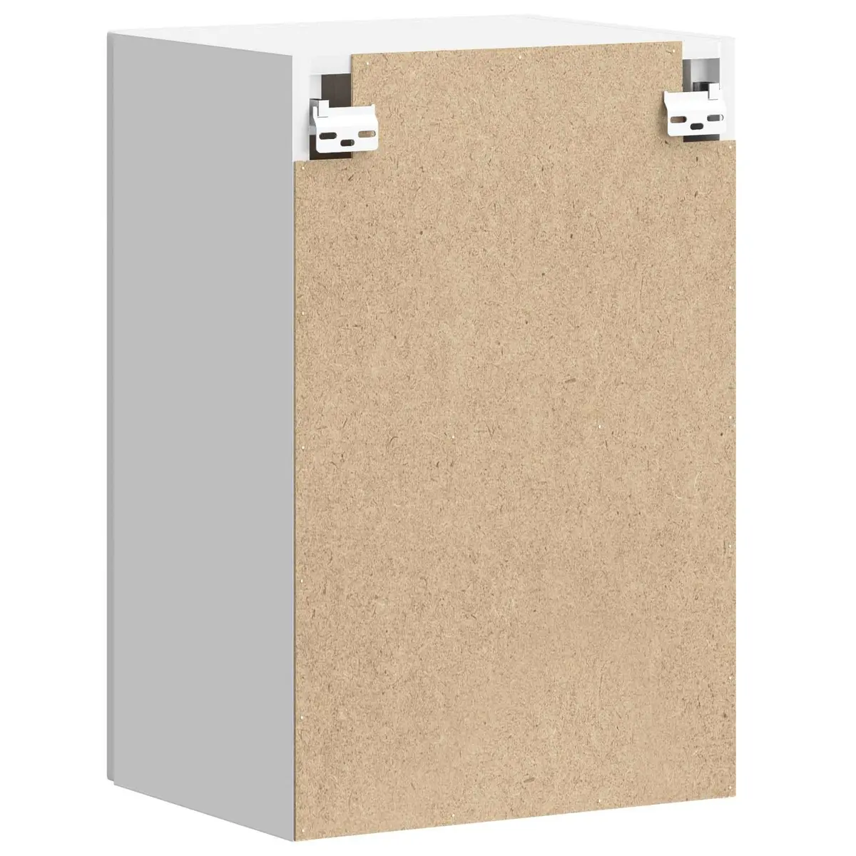 Kitchen Wall Cabinets 2 pcs White Engineered Wood Storage Cupboards Organiser