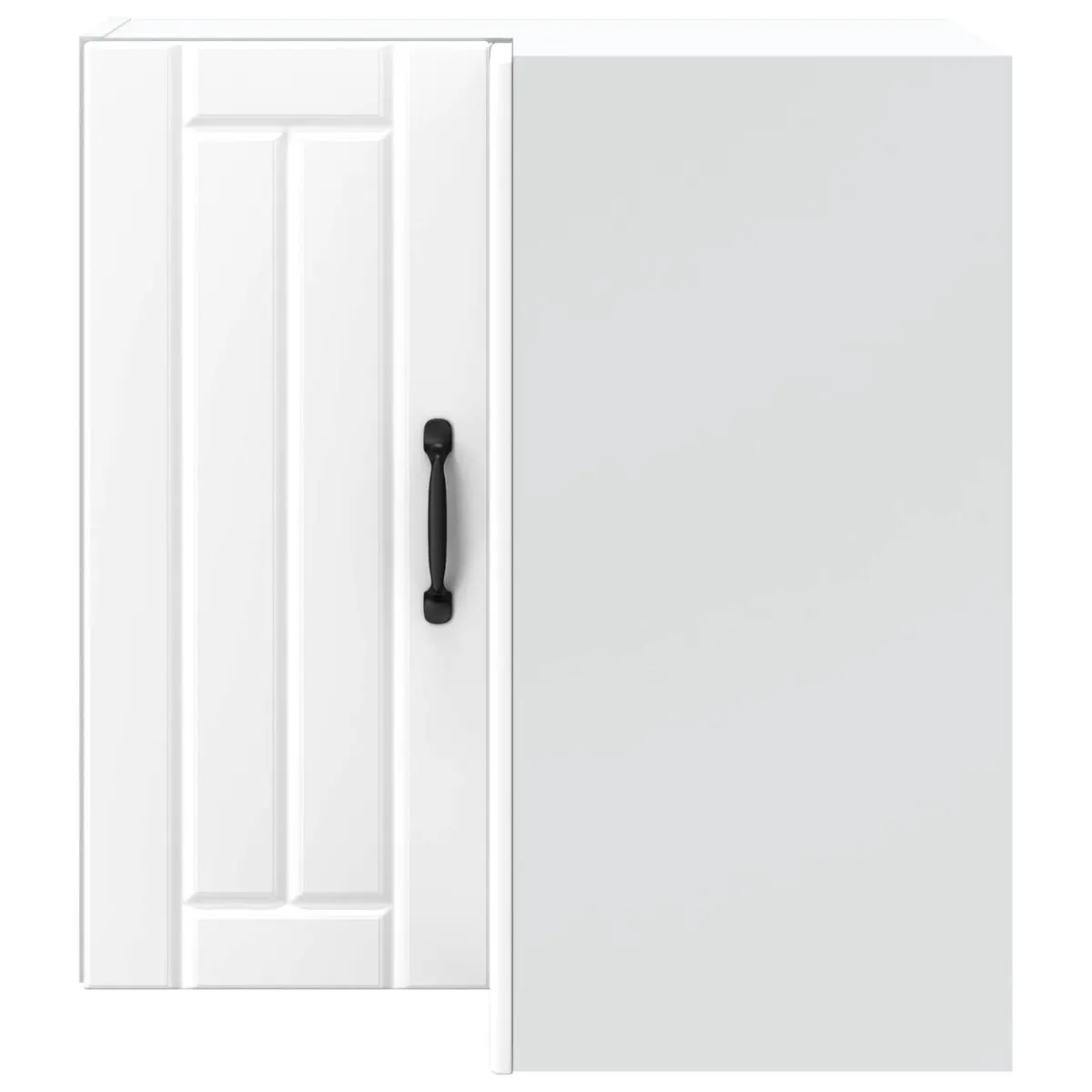 Kitchen Wall Corner Cabinet White High Gloss Engineered Wood Storage Cupboard
