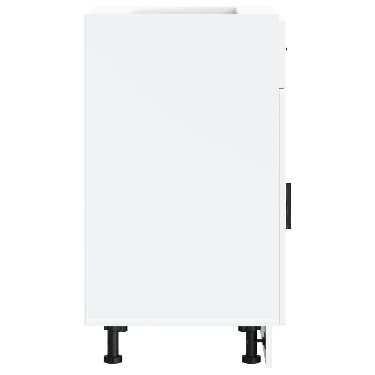 Kitchen Cabinet Engineered Wood Storage Cupboard White with Doors