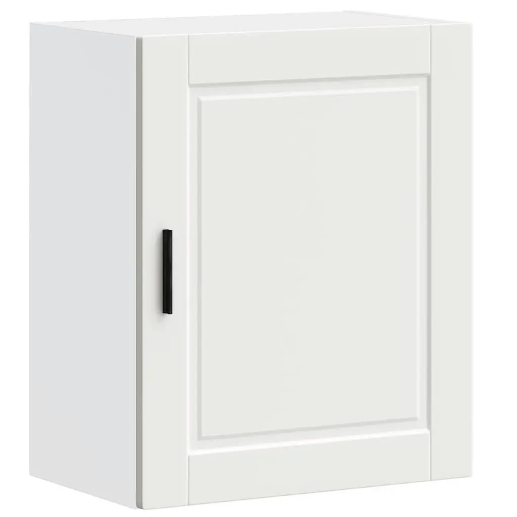 Kitchen Wall Cabinet White Engineered Wood Storage Cupboard Door Mounted