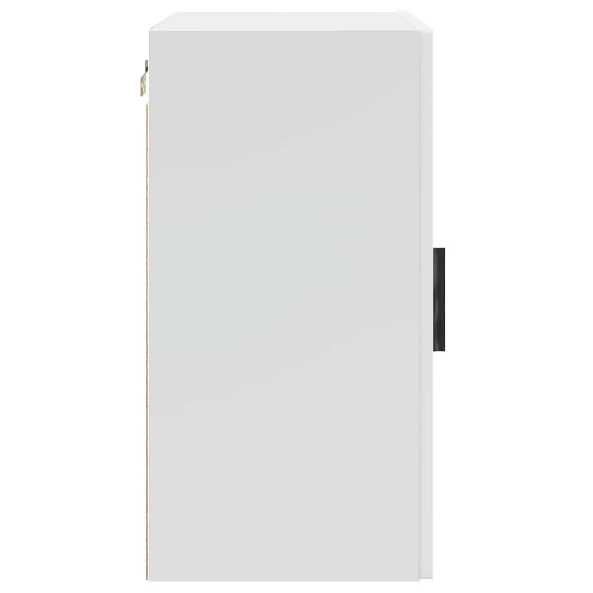 Kitchen Wall Cabinet White Engineered Wood Storage Cupboard Door Mounted