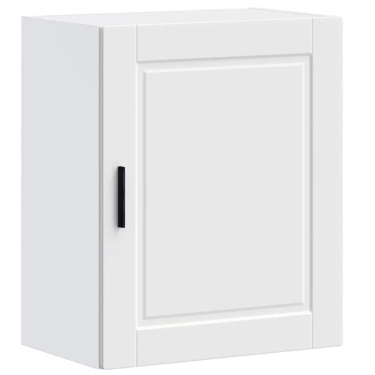 Kitchen Wall Cabinet White Engineered Wood Storage Cupboard Door Mounted