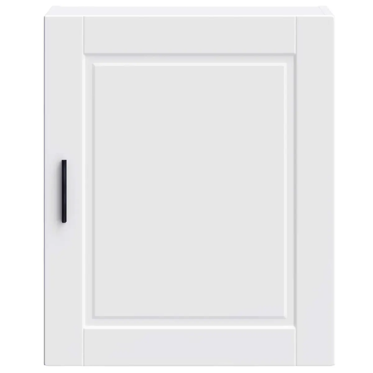 Kitchen Wall Cabinet White Engineered Wood Storage Cupboard Door Mounted