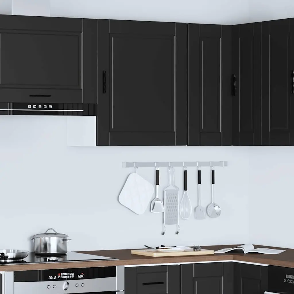 Kitchen Wall Cabinet Storage Cupboard with Door Mounted Engineered Wood White