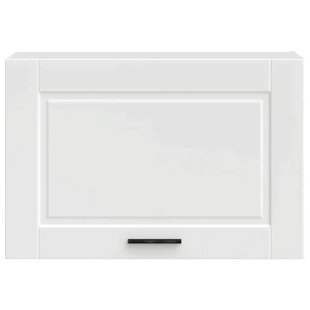 Kitchen Wall Cabinet White Engineered Wood Storage Organizer Wall-Mounted