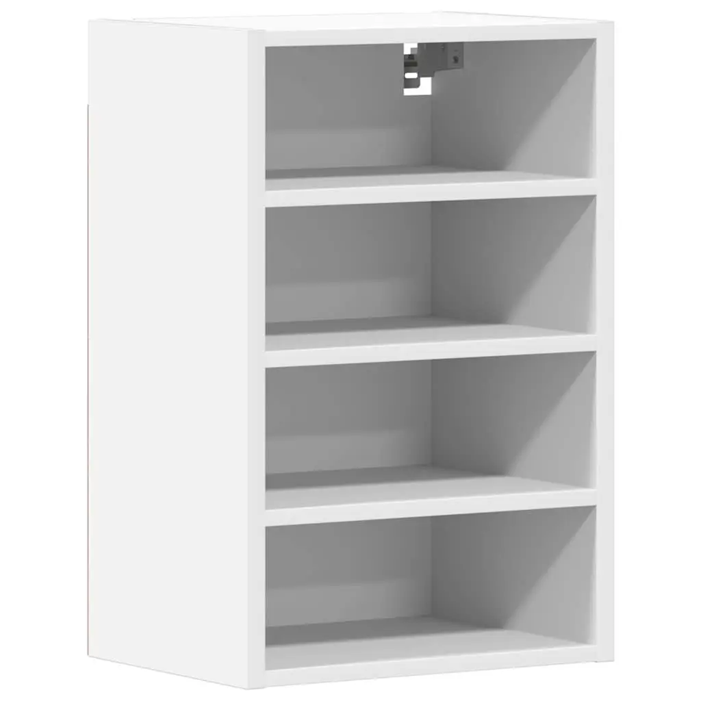 Hanging Kitchen Cabinet Wall-Mounted Storage Engineered Wood 40x29.5x60cm White