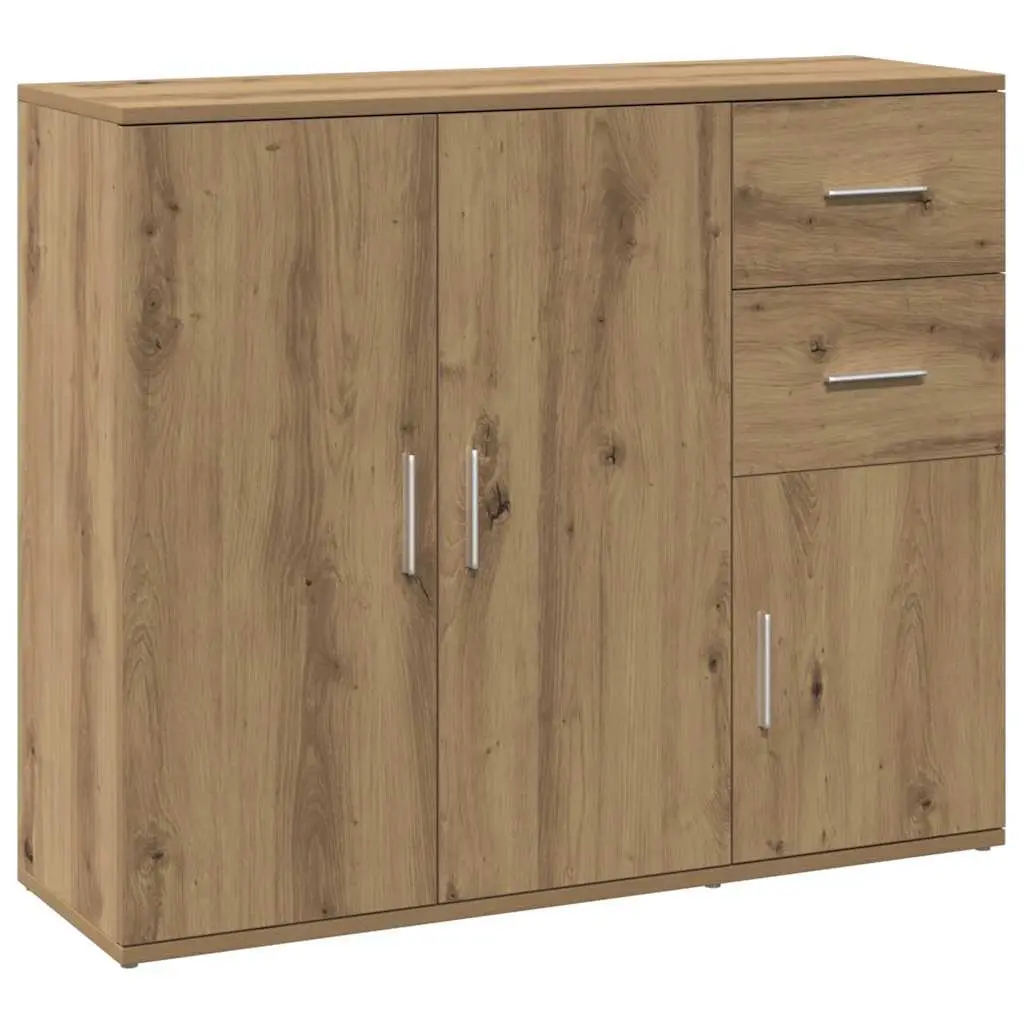 Sideboard Brown Engineered Wood Storage Cabinet Home Dining Furniture