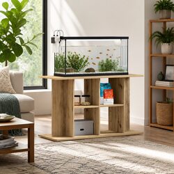 Aquarium Stand 100x40x60cm Brown Engineered Wood 3 Tier Fish Tank Display