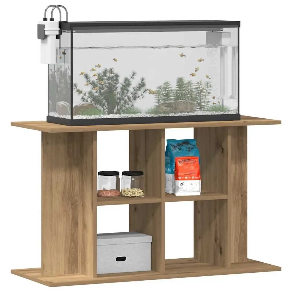 Aquarium Stand 100x40x60cm Brown Engineered Wood 3 Tier Fish Tank Display