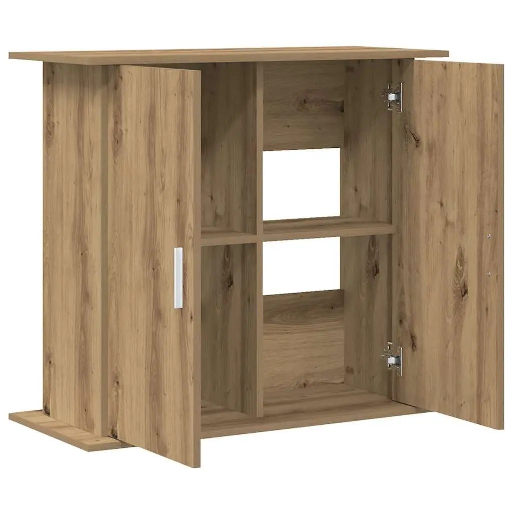 Aquarium Stand 3-Tier Storage Engineered Wood Brown