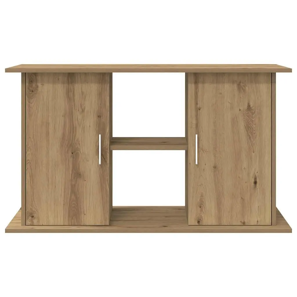 Aquarium Stand 3-Tier Fish Tank Display Cabinet Brown Engineered Wood Storage
