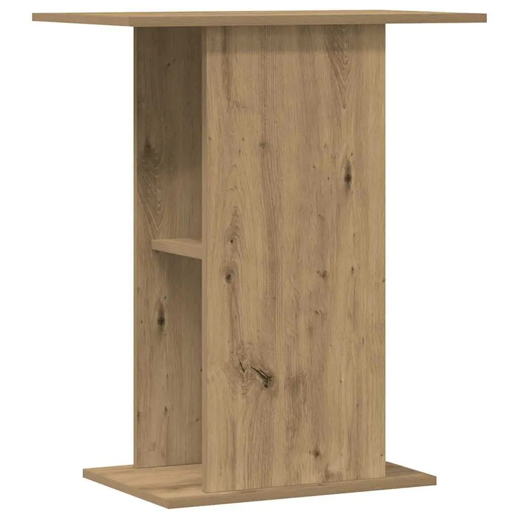 Aquarium Stand Engineered Wood Brown Storage Cabinet Fish Tank Display Furniture