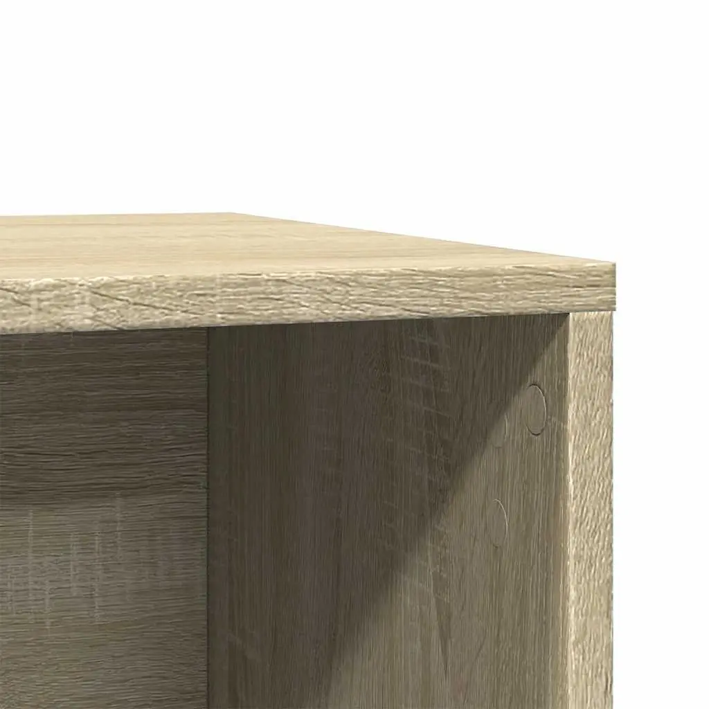 Cat Litter Box Enclosure Furniture Engineered Wood Side Table Storage Brown