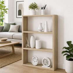 Wall Shelf Floating Sonoma Oak Brown Engineered Wood Storage Organizer Home
