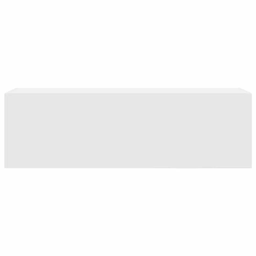 Bathroom Wall Cabinet 100x25x30 cm White Storage Vanity Unit Engineered Wood