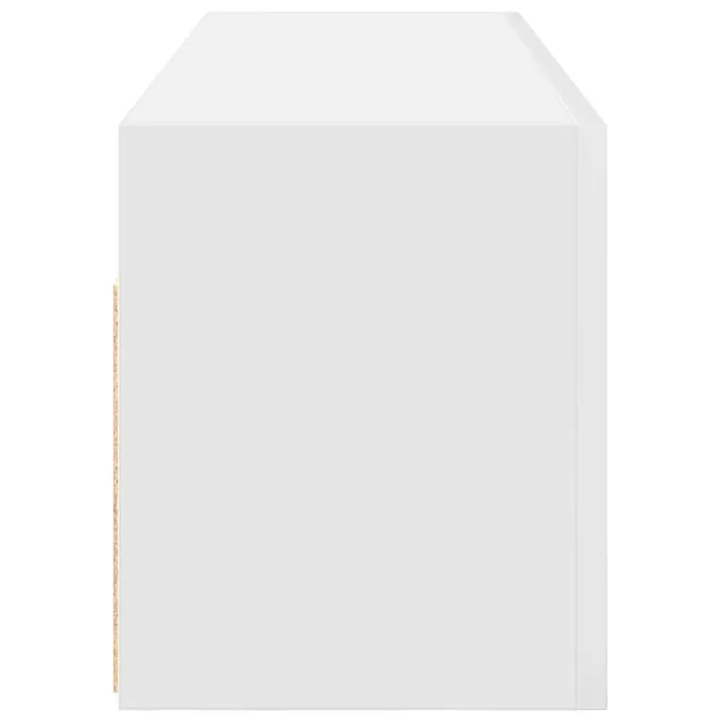 Bathroom Wall Cabinet 100x25x30 cm White Storage Vanity Unit Engineered Wood