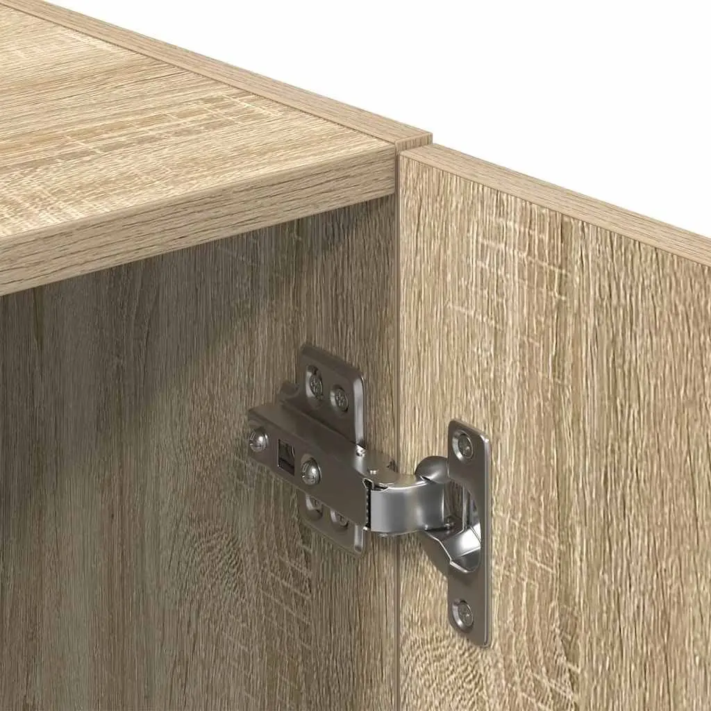 Kitchen Cabinet Engineered Wood Storage Unit Brown 38x41.5x131.5 cm