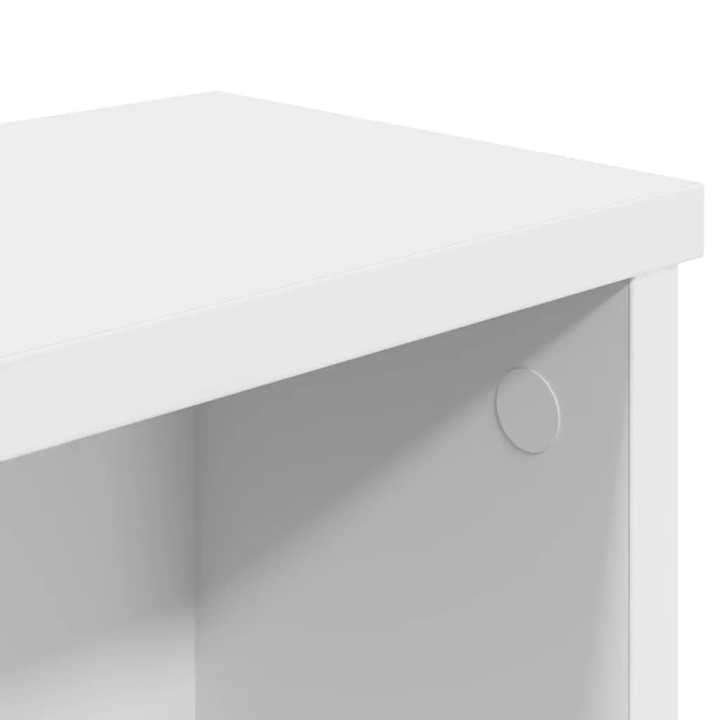 Kitchen Utensil Rack Stackable Storage Organiser 2 Pack White Countertop Cabinet