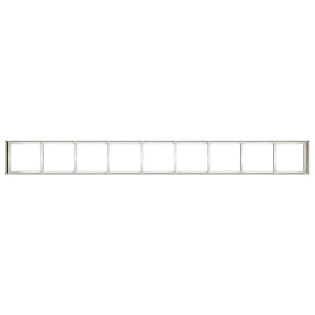 Cold-rolled Steel Planter White 360x40x40 cm Raised Garden Bed Flower Box