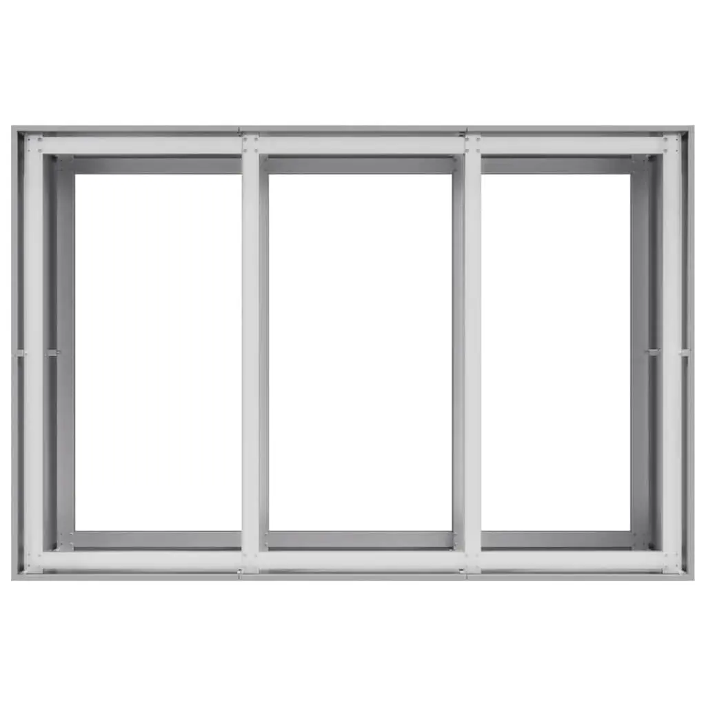 Galvanised Steel Planter Raised Garden Bed 120x80x80 cm Outdoor Decorative Box