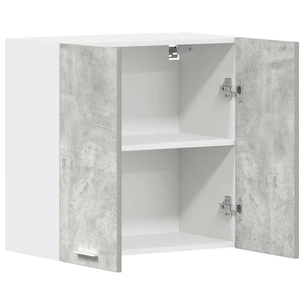 Kitchen Cabinet Grey Engineered Wood 60x31x60cm Storage Unit