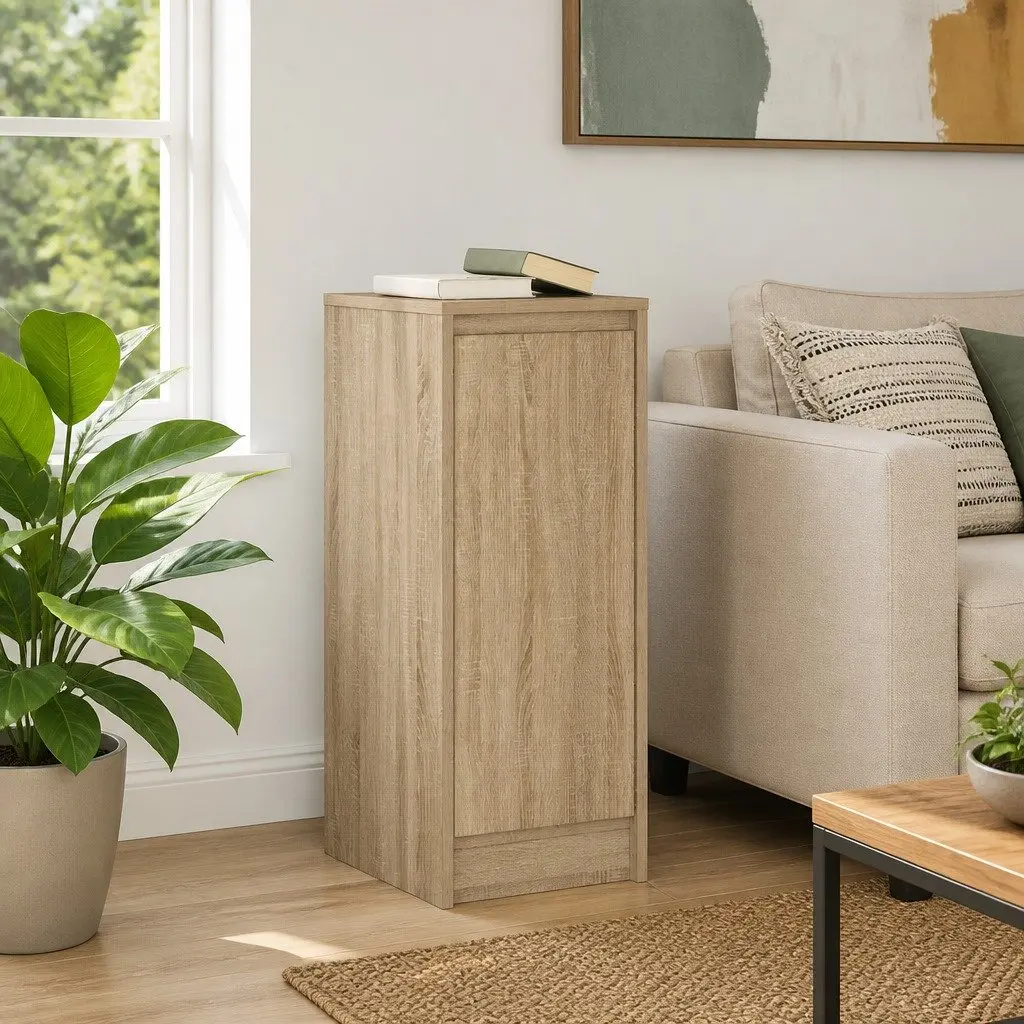 Sideboard Storage Cabinet Engineered Wood Brown 29.5 x 34 x 76 cm