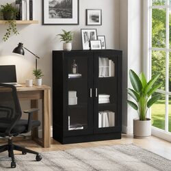 Book Cabinet Black Oak 82.5x30.5x115 cm Storage Shelves Engineered Wood