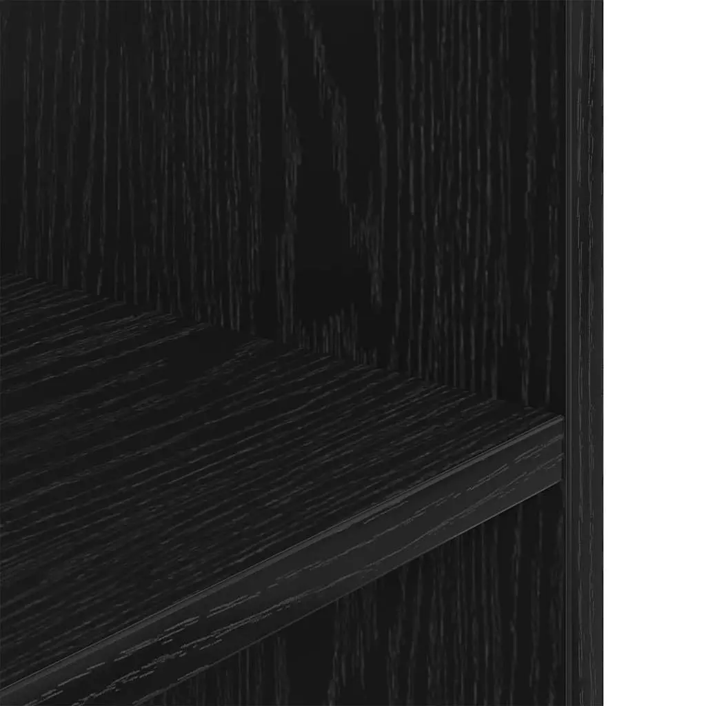 Aquarium Stand Fish Tank Cabinet Storage Display Engineered Wood Black
