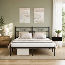 Floating Bedside Table Wall-Mounted Nightstand Storage Cabinet Engineered Wood