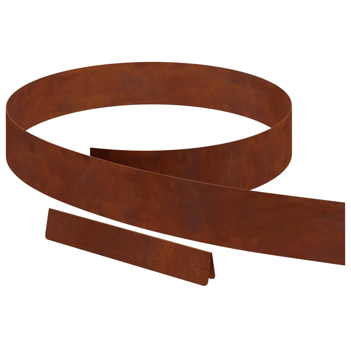 Garden Lawn Edging 4 Pcs Weathering Steel Rusty Border Landscaping Yard Fence