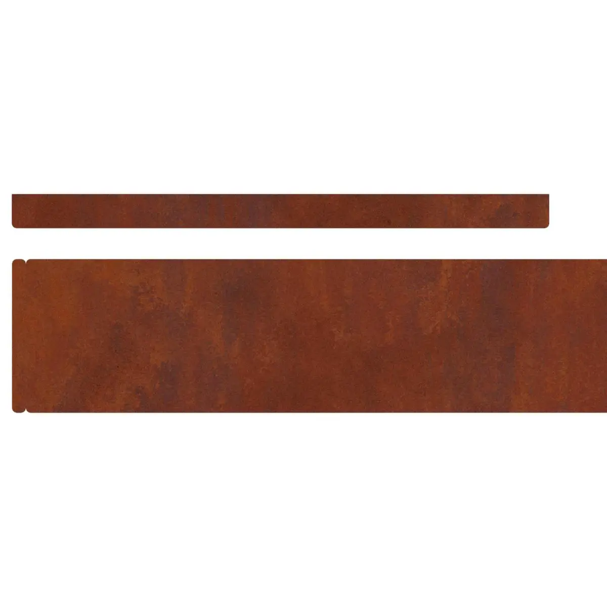 Garden Lawn Edging 4 Pcs Weathering Steel Rusty Border Landscaping Yard Fence